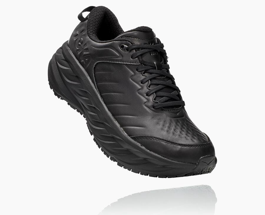 Hoka One One Tenisky Panske Čierne - Bondi Sr - 27153-YCBT